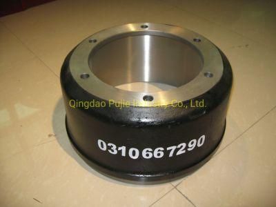 Top Sale OE 0310667290 Truck Brake Drum for BPW