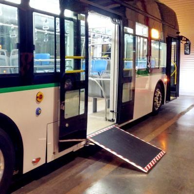 China Special Electric Wheelchair Loading Ramp for Bus with Ce and Emark Certificate