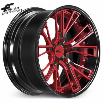 High Quality New Design 20/22/24 Inch Two-Piece Forged Car Wheel Rims
