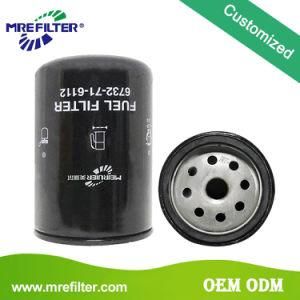 Spin-on Parts Auto Trucks Fuel Filter for Komatsu Engines 6732-71-6112