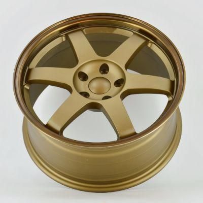 18 Inch Deep Dish Rays Te 37 6 Spokes Alloy Wheel Rim