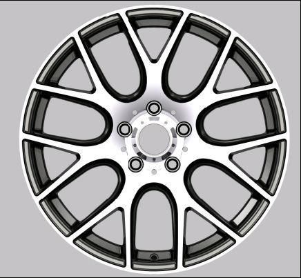 Chinese High Quality Stable 8 Hole Aluminium Alloy Car Wheels