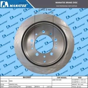 42431-60290 DF49655 Rear Brake Discs for Toyota Land Cruiser