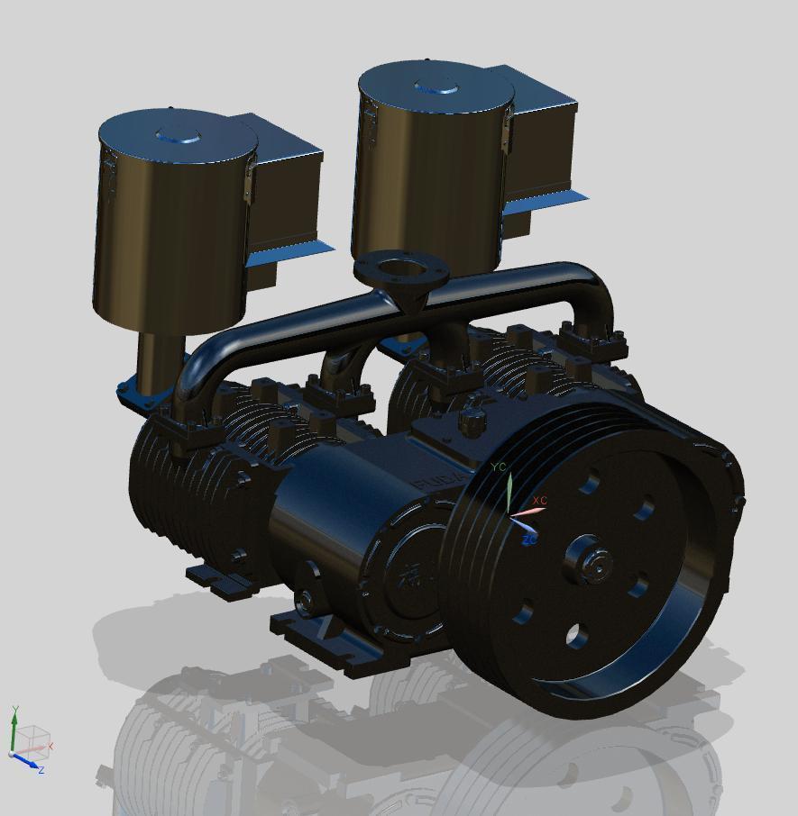 CAMC(FUDA) BDW-10/2 single air compressor for truck spare parts