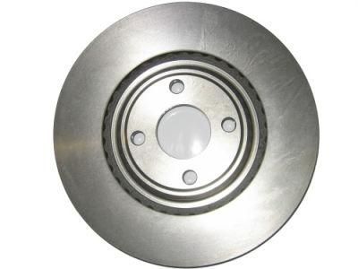 310mm Slotted and Drilled Disc Brake Rotor for Mercedes-Benz Casting Iron Gg20
