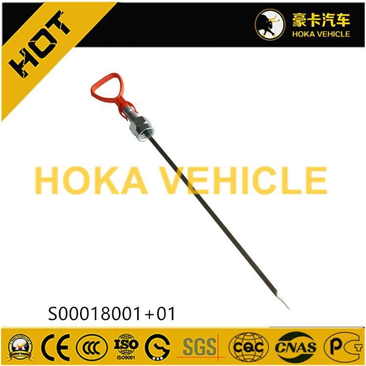 Diesel Engine Spare Parts Lubricating Oil Dipstick S00018001+01 for Sdec Power Engine