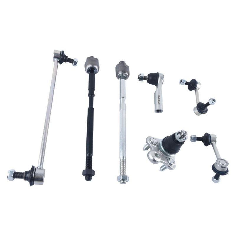 7 Pieces Suspension Kit Includes Front&Rear Stabilizer Link, Tie Rod End, Ball Joint for Honda CRV 2007-2009