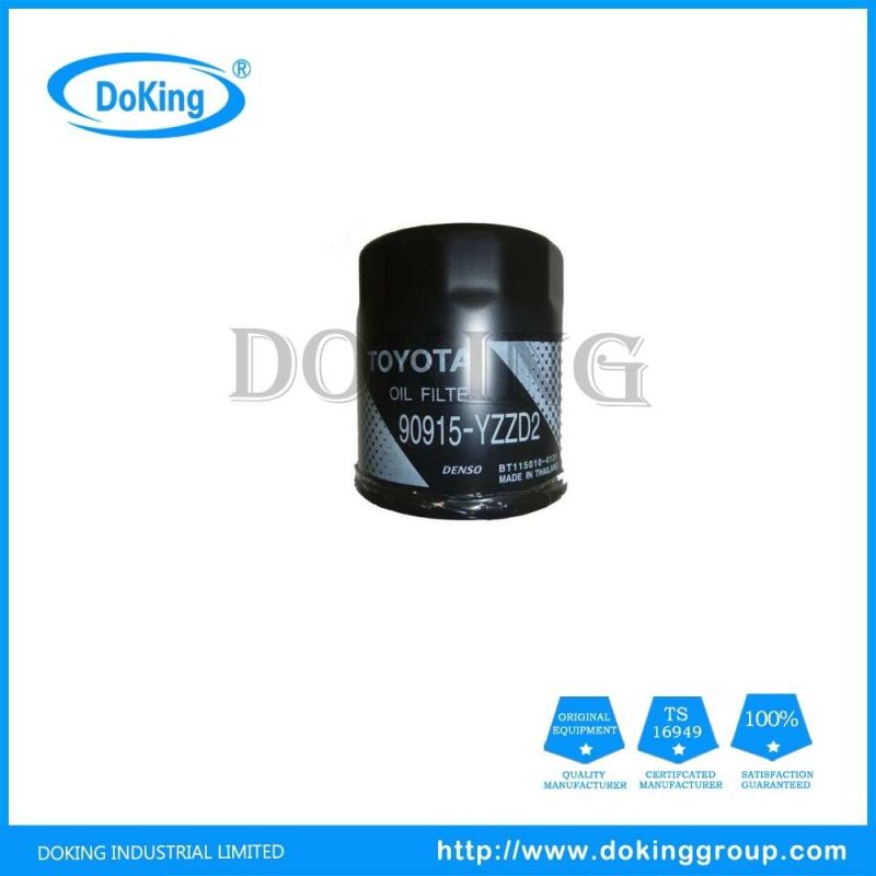 Hot Sale Engine Oil Filter OEM 90915-Yzzd2 for Toyota