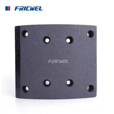 Fricwel High Quality Brake Lining Brake Block Wva 19580 for Heavy Duty Truck