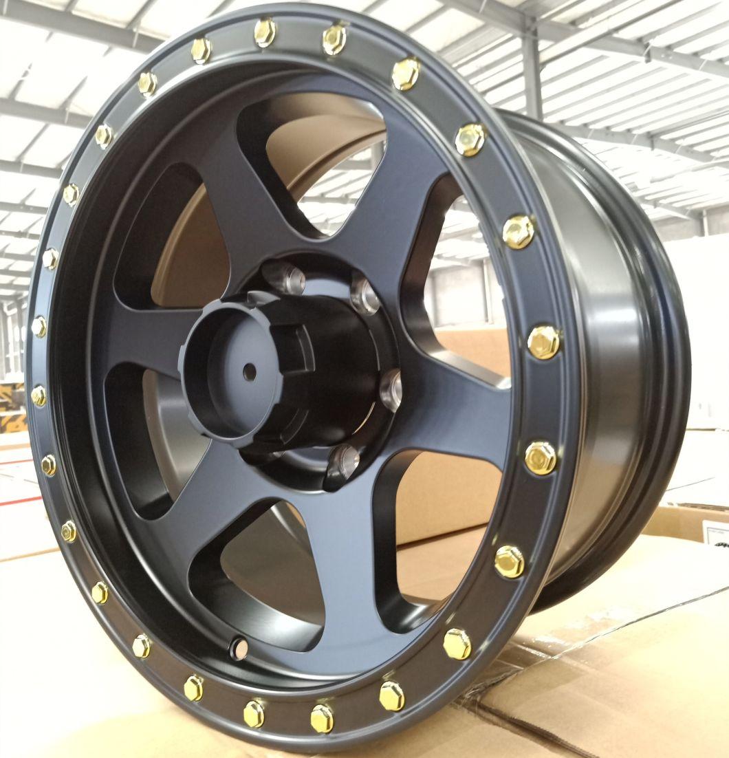 Customized 16*8.0 Inch 6*139.7 PCD SUV Passenger Car Rims Auto Parts Spare Rims Wheel Hub Rims