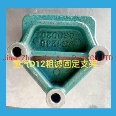 Vg1246080020 Filter Bracket for Sinotruk HOWO A7 380 HP Engine D12 Truck Spare Parts