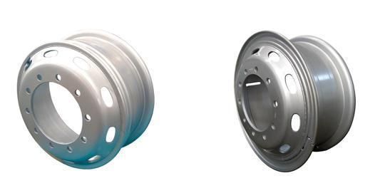 8.5-24corrosion Resistant Steel Wheels for Heavy Duty Trucks