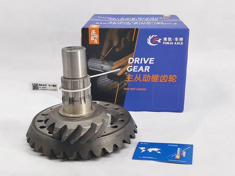 Wg9114320252 29/15 Middle Axle Bevel Gear for Sinotruk Steyr HOWO Truck Spare Parts Bevel Gear Pair