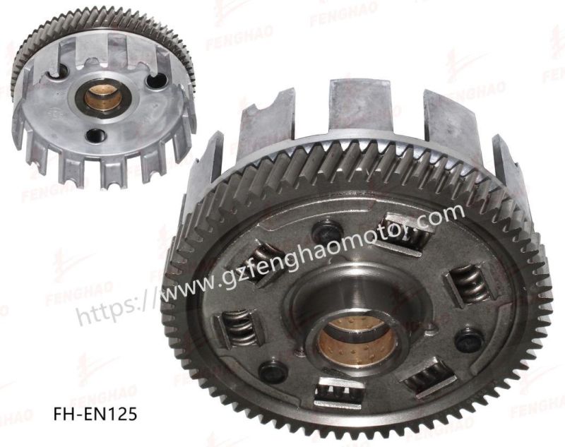 Good Quality Motorcycle Part Engine Parts Clutch Housing Suzuki Ax100/En125/Gn125/Ax-4