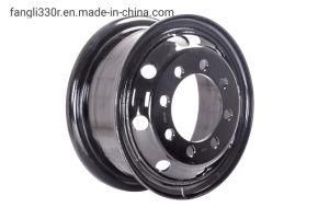 Special Transportation Vehicle Steel Hub Steel Wheel 22.5*7.5 (Suitable for Steyr Truck And Low Plate Transport Vehicle)