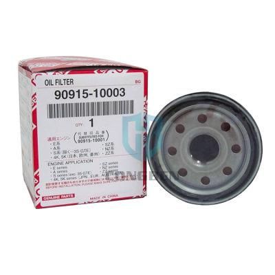 Wholesale Manufacture Car Accessories Auto Spare Parts Oil Filter 90915-10003/90915-10001