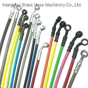 An3 Stainless Steel Braided Hydraulic Fuel Oil Line Assembly Brake Hose