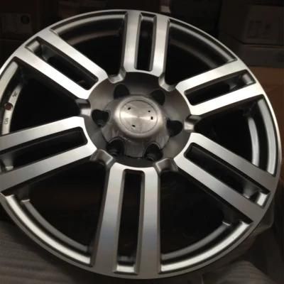 New Design Matt Black Car Rims Black Machined Face Shinja Silver 20*80/20*90/22*10 Inch Alloy Wheels