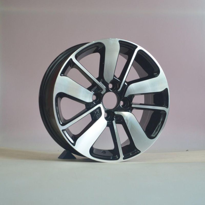 Black Machined Face and Lip 15X6.5 4X100 for Passenger Car Wheel Aftermarket Aluminum Alloy Wheel Rims
