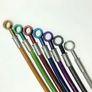 Color Stainless Steel Wire Braided Hose for Motorcycle Brake Hose Brake Line