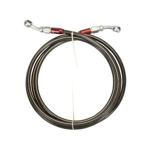 Hydraulic Motorcycle or Car Parts Brake Line Rouber Hose with Stainless Steel Fitting