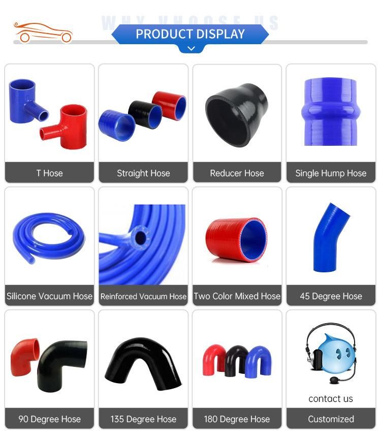 Silicone Braided Auto Hose Tube for Car