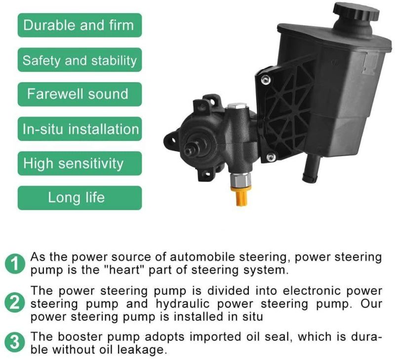 Power Steering Pump Compatible with 2003-2007 Dodge RAM 2500/3500/4000 Reservoir