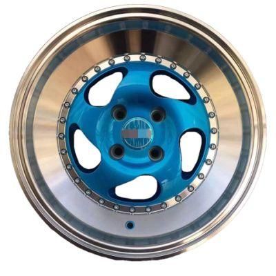 [Forged Wheels] Full Size Light Weight 2-Pieces Forged Wheels Rims Alloy Passenger Car Wheels for Wci 4/5*100/112/120/114.3/139.7
