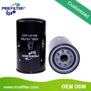 Manufacturer Truck Spare Parts Auto Diesel Fuel Filter for Komastu Excavator Engines 600-311-3870