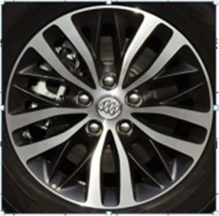 S1262 JXD Brand Auto Spare Parts Alloy Wheel Rim Replica Car Wheel for Buick GL8