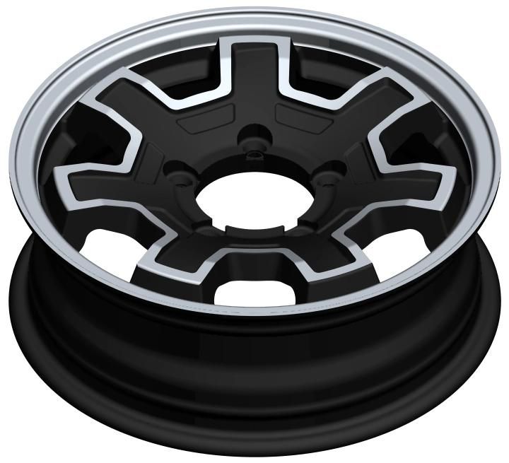 Alumilum Alloy Wheel Rims 15/16 Inch 5/6X139.7 Black Concave/Mesh Design Professional Manufacturer for Passenger Car Tire Wheel