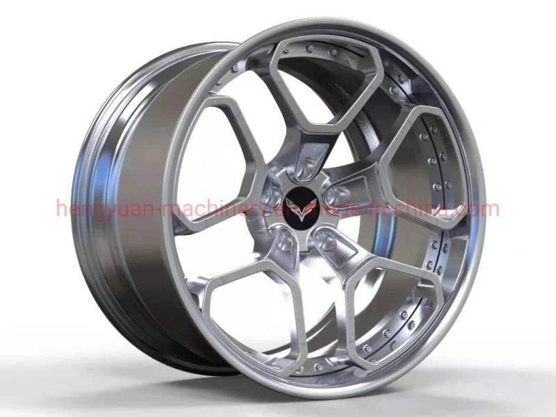 CNC Machining Lighter Quality Forged Aluminum Alloy Wheel Hub Bus Truck Wheels Hub 22.5X13.0