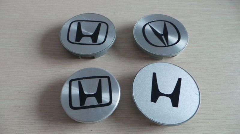 68 mm silver wheel badge center caps for Honda CRV