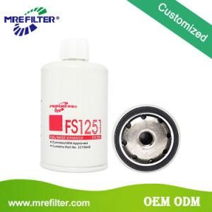 H179wk Auto Truck Spare Parts Diesel Fuel Filter for Daf Engine Fs1251