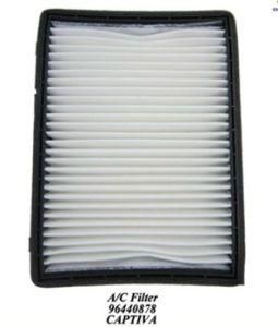 Auto Cabin Filter for Chevrolet Captiva 96440878