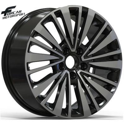 Autos Part Aluminum Black Machine Face Car Wheel