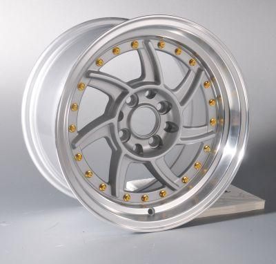 15X8.0 Rivets Silver Alloy Wheel Tuner