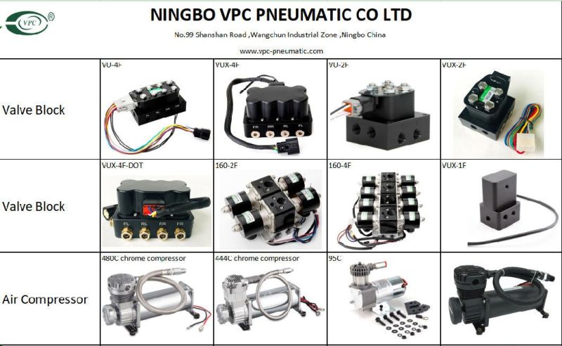 Accuair Vu2 Solenoid Valve Block for Air Ride Suspension System Fit 3/8 Hose