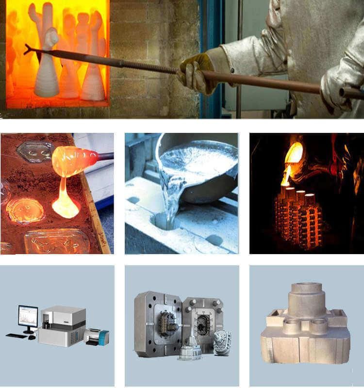 Customized Aluminum Casting Parts Used for Train Braking System, Industrial Locomotive Aluminum Parts