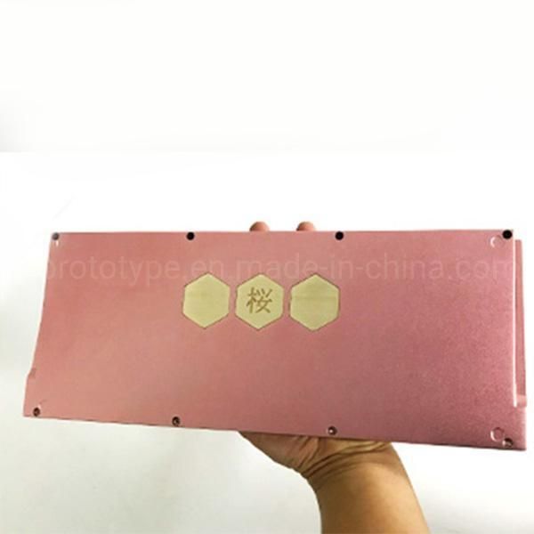 CNC Milling/Machining Part Small Grain Sandblasting Anodize Keyboard Case/Shell/Enclosure Part