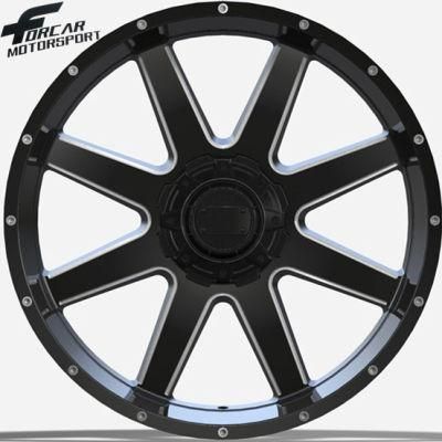 2020 New Design Black Offroad Alloy Wheel