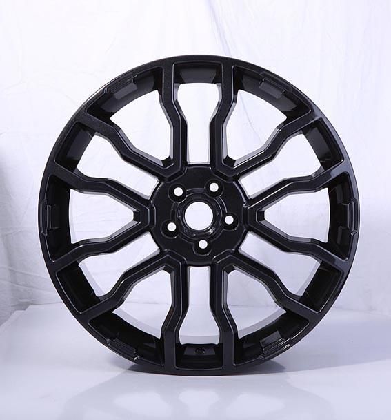 Black with Machine Faced Alloy Wheel Rim for Rover