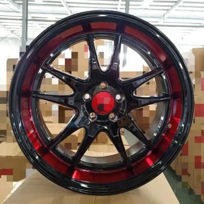 Red Colorful Customized 18 Inch Aftermarket Racing Alloy Car Wheels BBS Rims Auto Bearing Wheels Benz