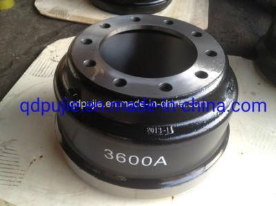 Top Quality Commerical Vehicle Truck Brake Drum 3600ax