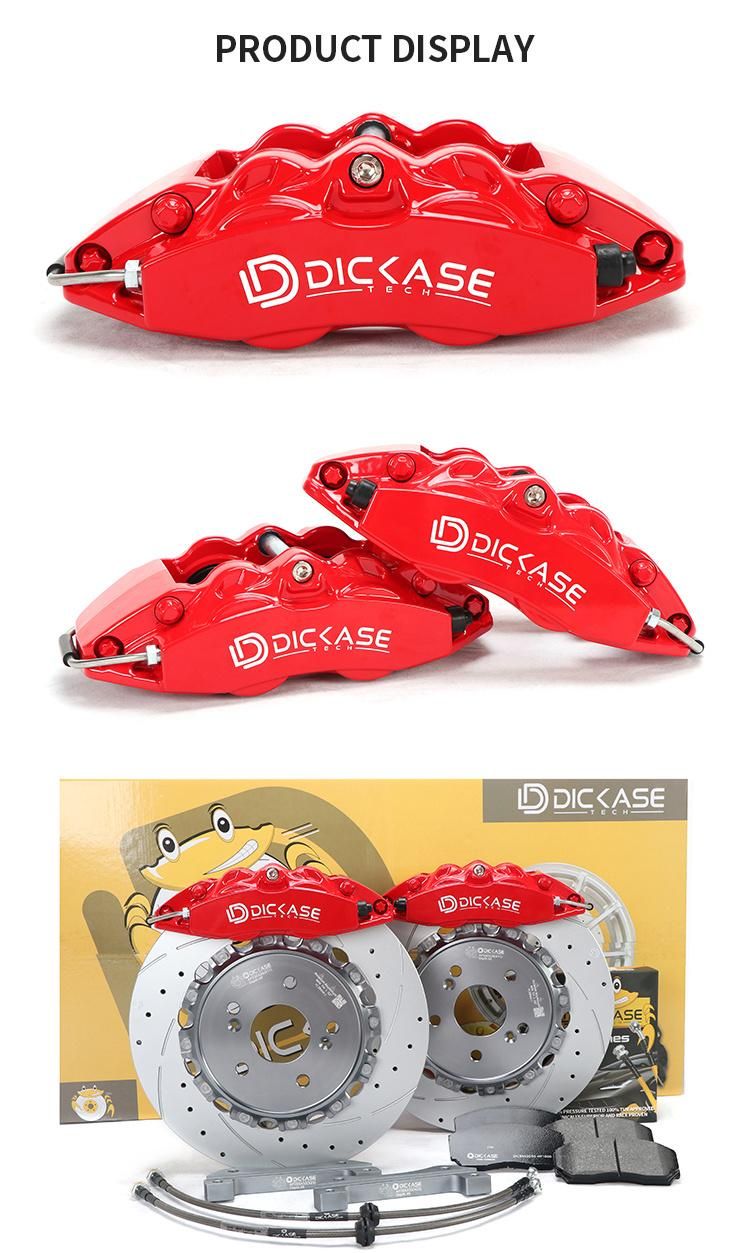 Dicase Front D41 4 Pot Caliper with 330mm Disc for Jeep Wrangler Jk 2007 R17 (by railway)