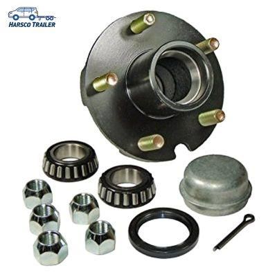 5 Bolt on 4-1/2&quot; Trailer Hub with 1-1/16&quot; Bearings (44649) - Idler Hub