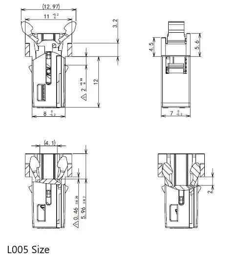 Plastic Injection Push Latch Cabinet Door Latch Mini Latch