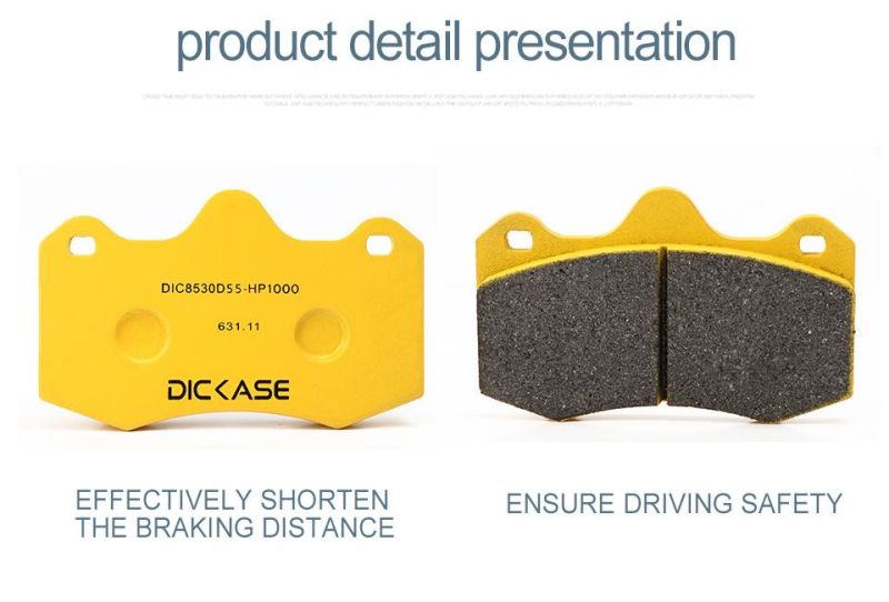 High-Quality Ceramics Brake Pad Dic-Cp9040-D54/D61 for BMW 1 Series Modified Calipers Racing