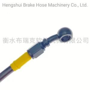 Brake Line Modified Motorcycle Brake Hose Assembly/Brake Line/Nylon C-Type Steel Pipe Chrome Plated Joint