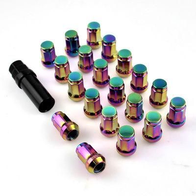 Auto Parts Steel Closed Ended Wheel Lug Nuts with Key